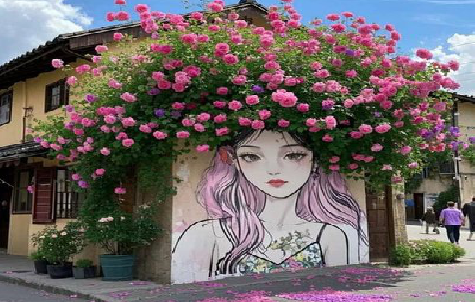 永仁怎么设计网红打卡墙绘