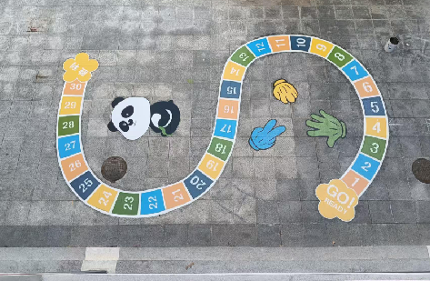 永仁地面游戏彩绘