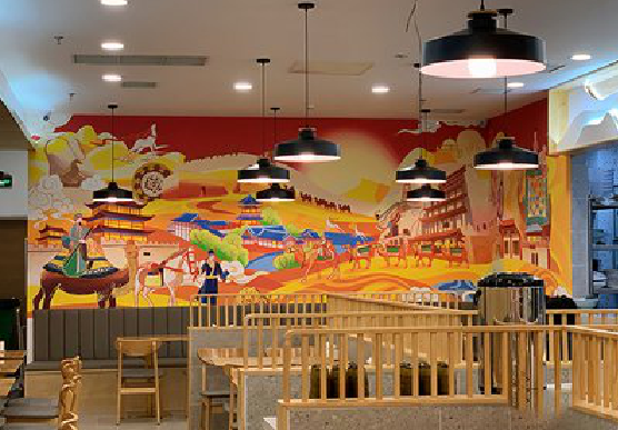 永仁商业空间彩绘介绍。